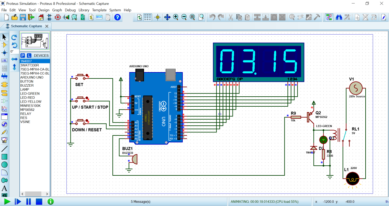 Arduino Adjustable Countdown Timer With 7Segment Display - Hackster.Io