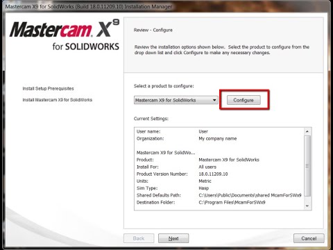 Cim Design Solution - How To Install Mastercam X9 Or X8 With Download Link  With Crack - Youtube