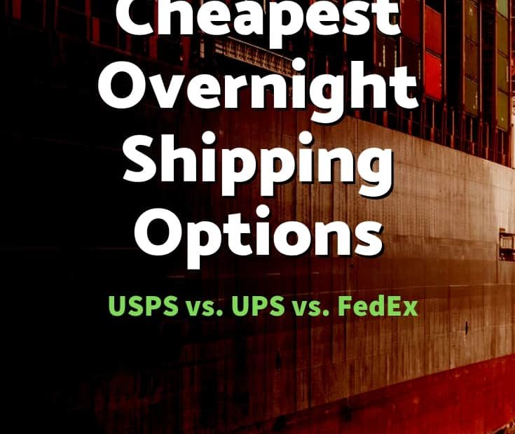 The Cheapest Overnight Shipping Options: Usps Vs. Ups Vs. Fedex
