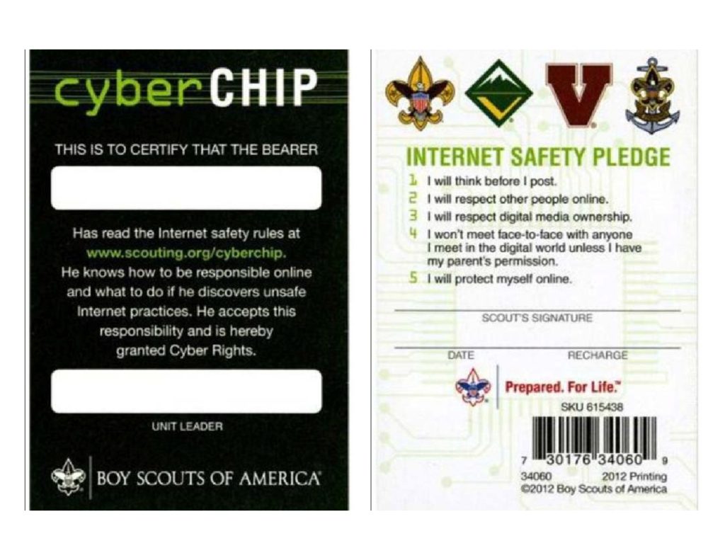 Earning Your Cyber Chip – Scout Troop 279
