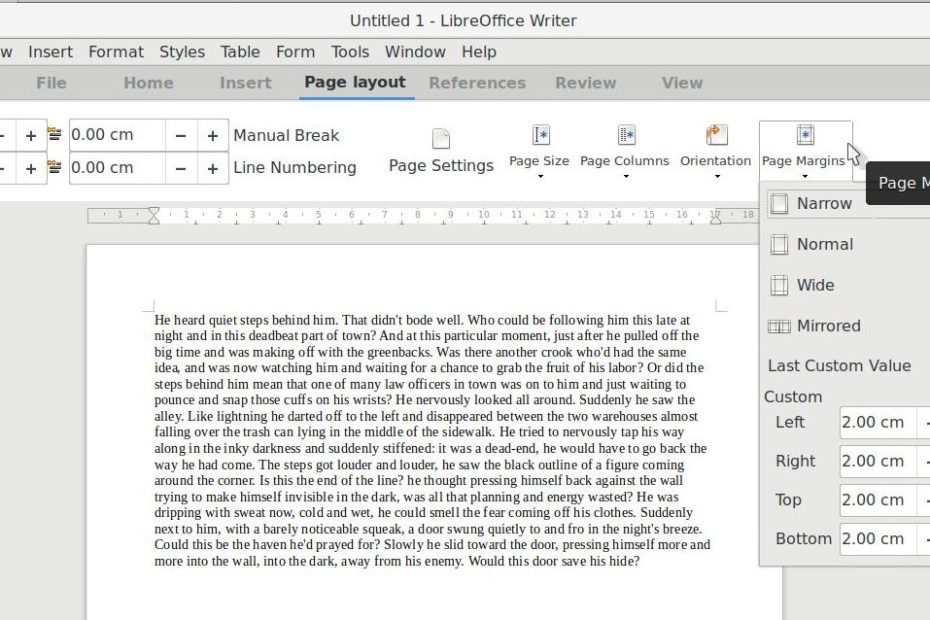 How To Change Margins In Libreoffice, Openoffice Writer