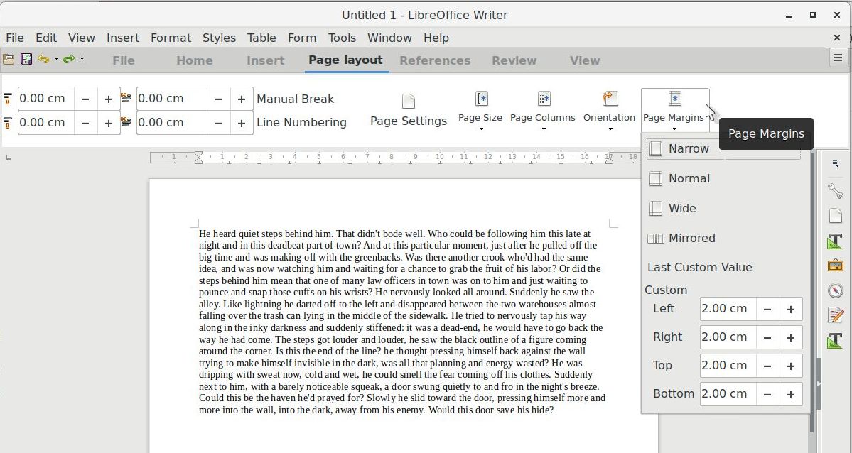 How To Change Margins In Libreoffice, Openoffice Writer
