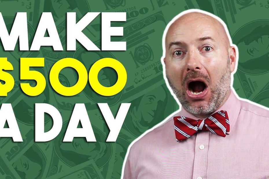 How To Make $500 A Day | Side Hustle Ideas - Youtube