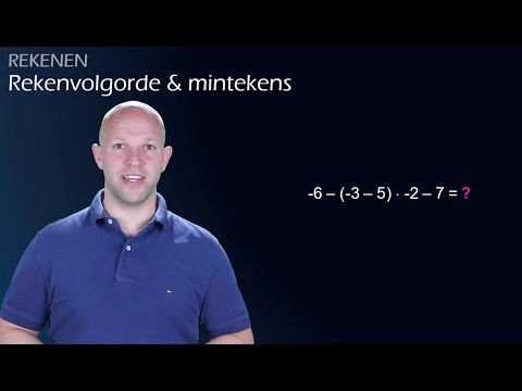 Negatieve getallen - De rekenvolgorde en mintekens (havo/vwo 1) - WiskundeAcademie
