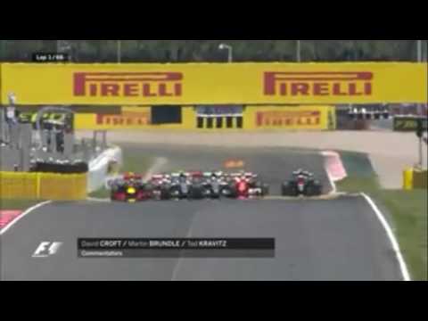 Spanish GP 2016 highlights .Verstappen 18 years old won  youngest F1 race winner ever !!