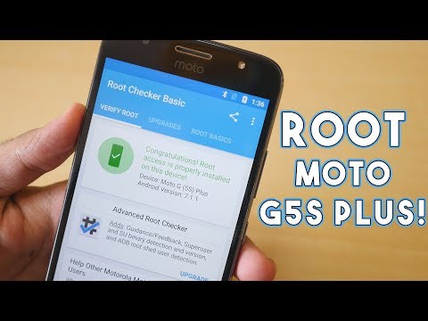 How to ROOT MOTO G5s Plus! Easy to follow guide!