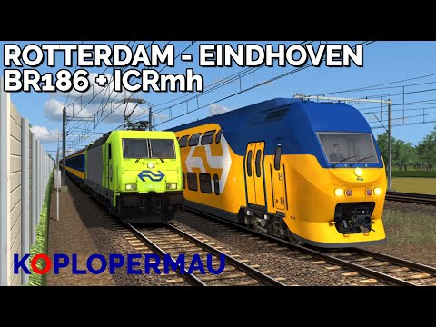 Train Simulator 2023: IC Direct Rotterdam Centraal - Eindhoven Centraal met Alpha Trains NS BR186!